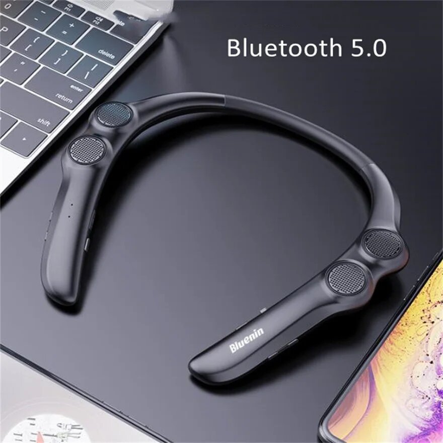 Спортивный Bluetooth-динамик с подвесной шеей Smart 9 — фото 1