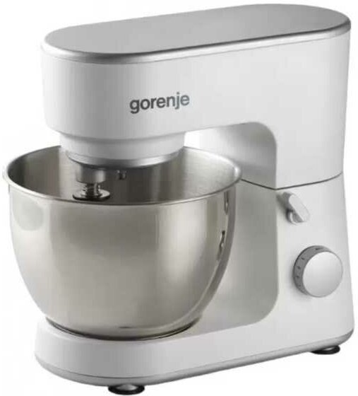 Миксер планетарный Gorenje MMC700W (700Вт / 4л / скоростей 6 / насадок 3 / белый)