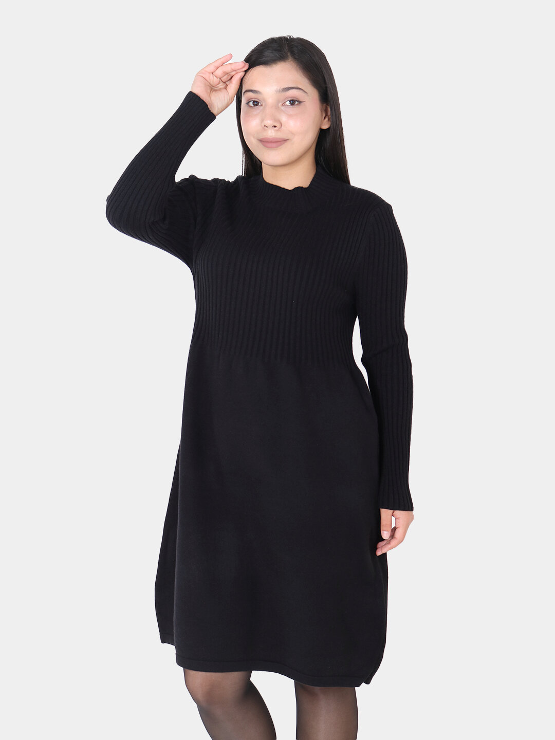 Платье , размер One Size, черный