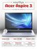 Ноутбук Acer aspire 3, core i3 - 1215U, 8 Гб RAM - 512 Nvme GB SSD