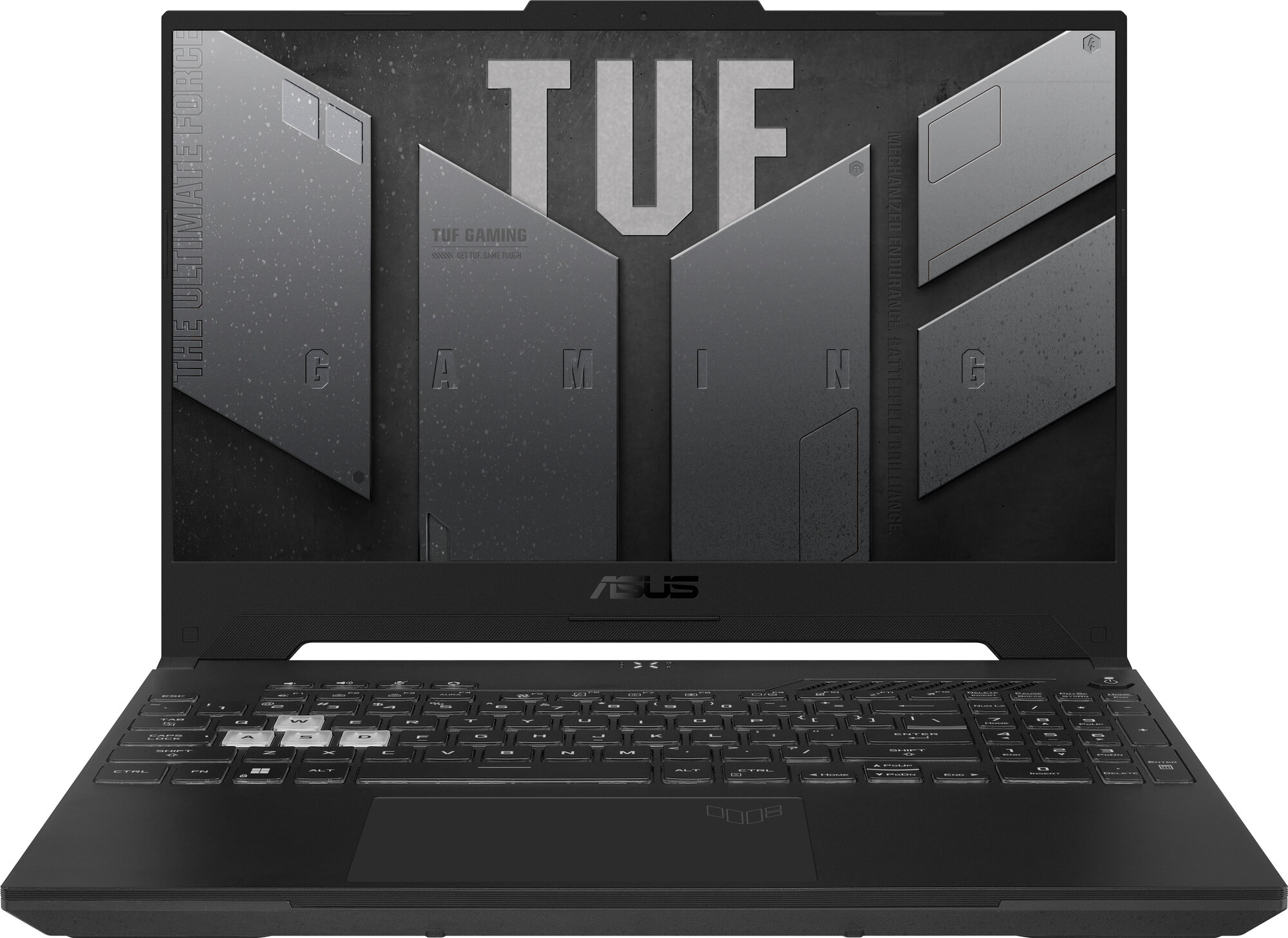Ноутбук Asus Ноутбук TUF Gaming F15 i5-12500H, 16ГБ/512ГБ, RTX 3050, Без ОС, русская клавиатура, серый