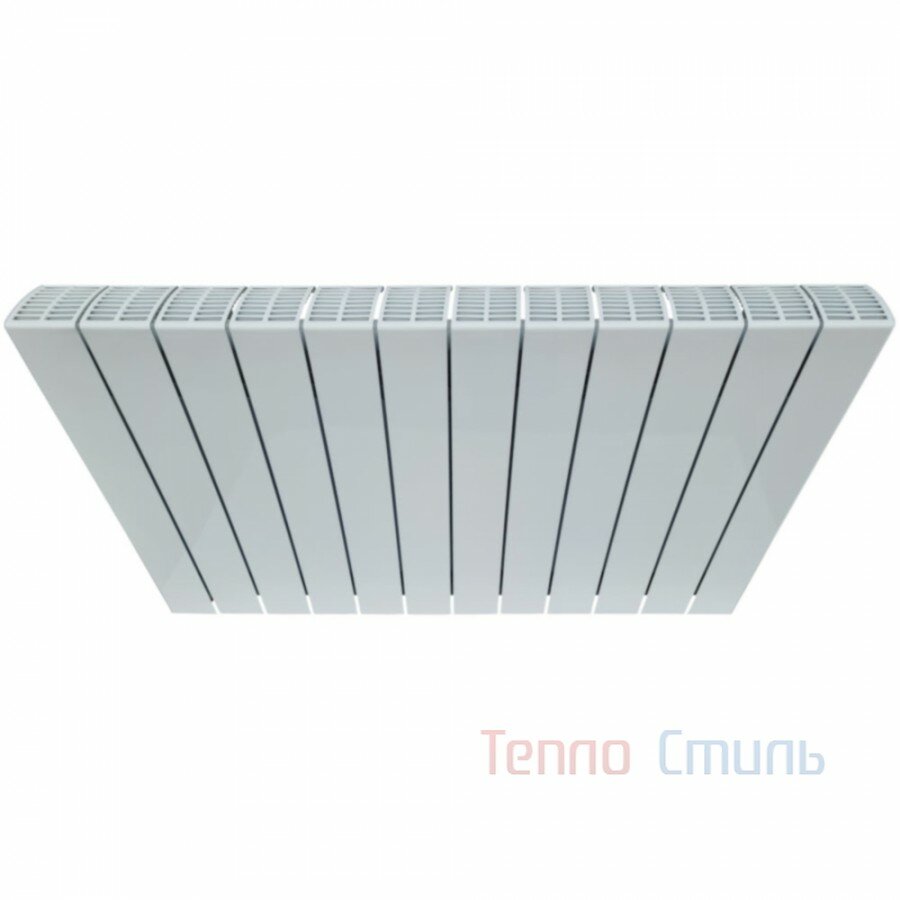 Радиатор биметаллический Rifar SUPReMO Ventil 500 12 секций Нижнее подключение левое (VL) цвет белый