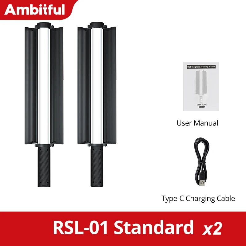 Ambitful RSL-01 RGB светодиодный светильник для фото и видео RSL-01 Standard x2