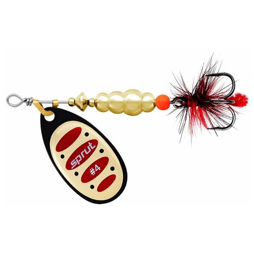 фото Блесна вращающаяся sprut alba ball system #4 bkgr