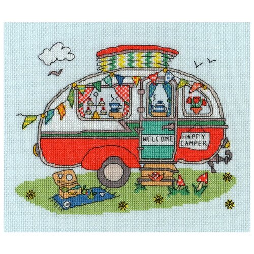 Набор для вышивания Caravan (Фургон) 20 x 15 см Bothy Threads XSD8 набор для вышивания vw van автобус фольксваген 20 x 15 см bothy threads xsd2