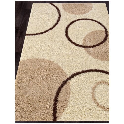 Ковер SHAGGY ULTRA - Прямоугольник Кремовый, Современный, Ковер антискользящий на пол, в гостиную, спальню, в ассортименте, Турция, Бельгия, Россия (200 см. на 300 см.)