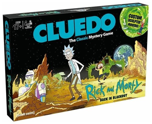 Настольная игра Rick and Morty Cluedo Mystery на английском языке