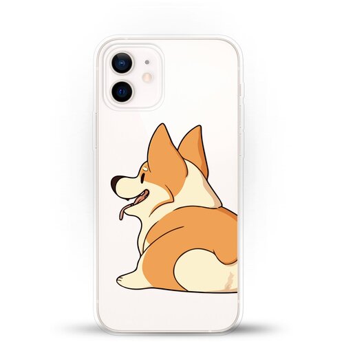 фото Силиконовый чехол корги на apple iphone 12 mini andy & paul