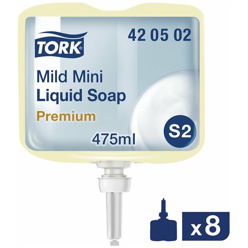 Купить Картридж с жидким мылом одноразовый TORK (Система S2) Premium, 0, 475 л, 420502