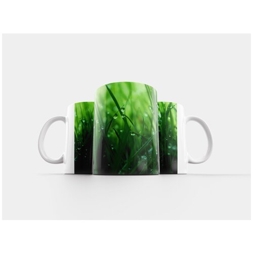 фото Кружка "трава, роса, растение" 320 мл lotsprints