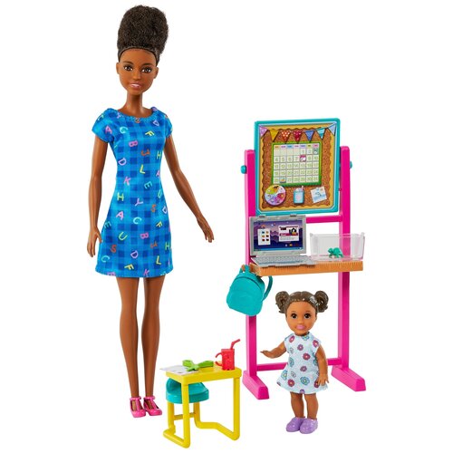 Игровой набор Barbie Профессии, 29 см, DHB63 воспитатель детского сада брюнетка