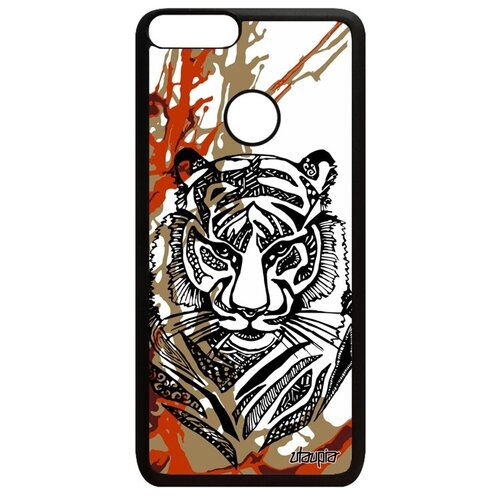 фото Модный чехол для // huawei p smart 2018 // "тигр" tiger дизайн, utaupia, цветной