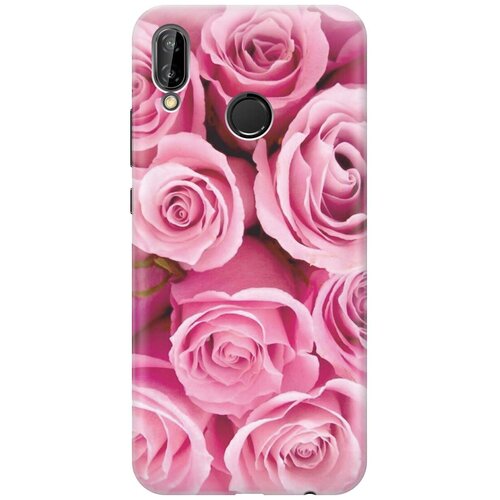 фото Gosso ультратонкий силиконовый чехол-накладка для huawei p20 lite с принтом "букет роз"