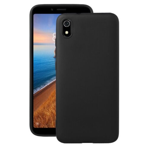 фото Чехол gel color case для xiaomi redmi 7a, черный, deppa 87640