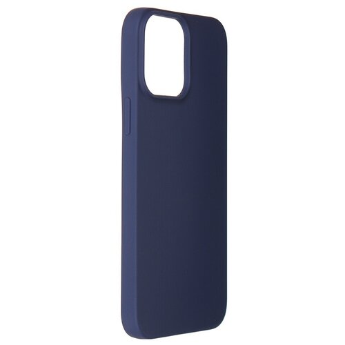 Чехол Alwio для APPLE iPhone 13 Pro Max Silicone Soft Touch Dark Blue ASTI13PMBL чехол innovation для apple iphone 12 mini silicone soft inside red 18007