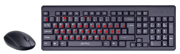 Клавиатура и мышь беспроводные PERFEO TEAM черный (PF_A4785)