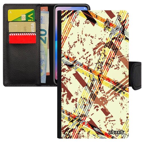 фото Простой чехол-книжка для мобильного // iphone 6 plus // "тартан плитка" стиль орнамент, utaupia, цветной