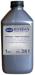 Тонер HANDAN Универсальный для HP LJ P1005/P1160, Тип HG361, 1 кг, канистра