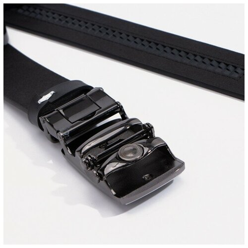 фото Ремень, ширина 3,5 см, автомат, цвет чёрный gorodok