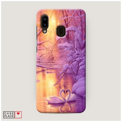 фото Чехол пластиковый samsung galaxy a30 зима 1 case place