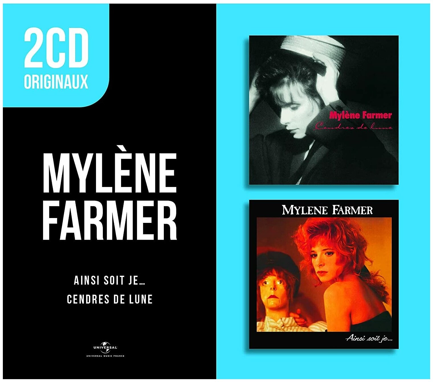 Audio CD Mylene Farmer. Ainsi Soit Je / Cendres De Lune (2 CD)