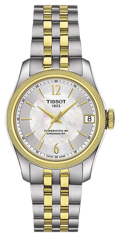 Наручные часы TISSOT T-Classic, серебряный, золотой