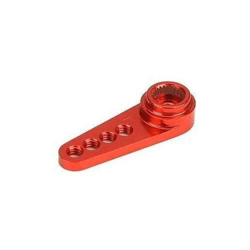 Dynamite Aluminum Servo Arm Red for JR/Spektrum Servos DYN2536