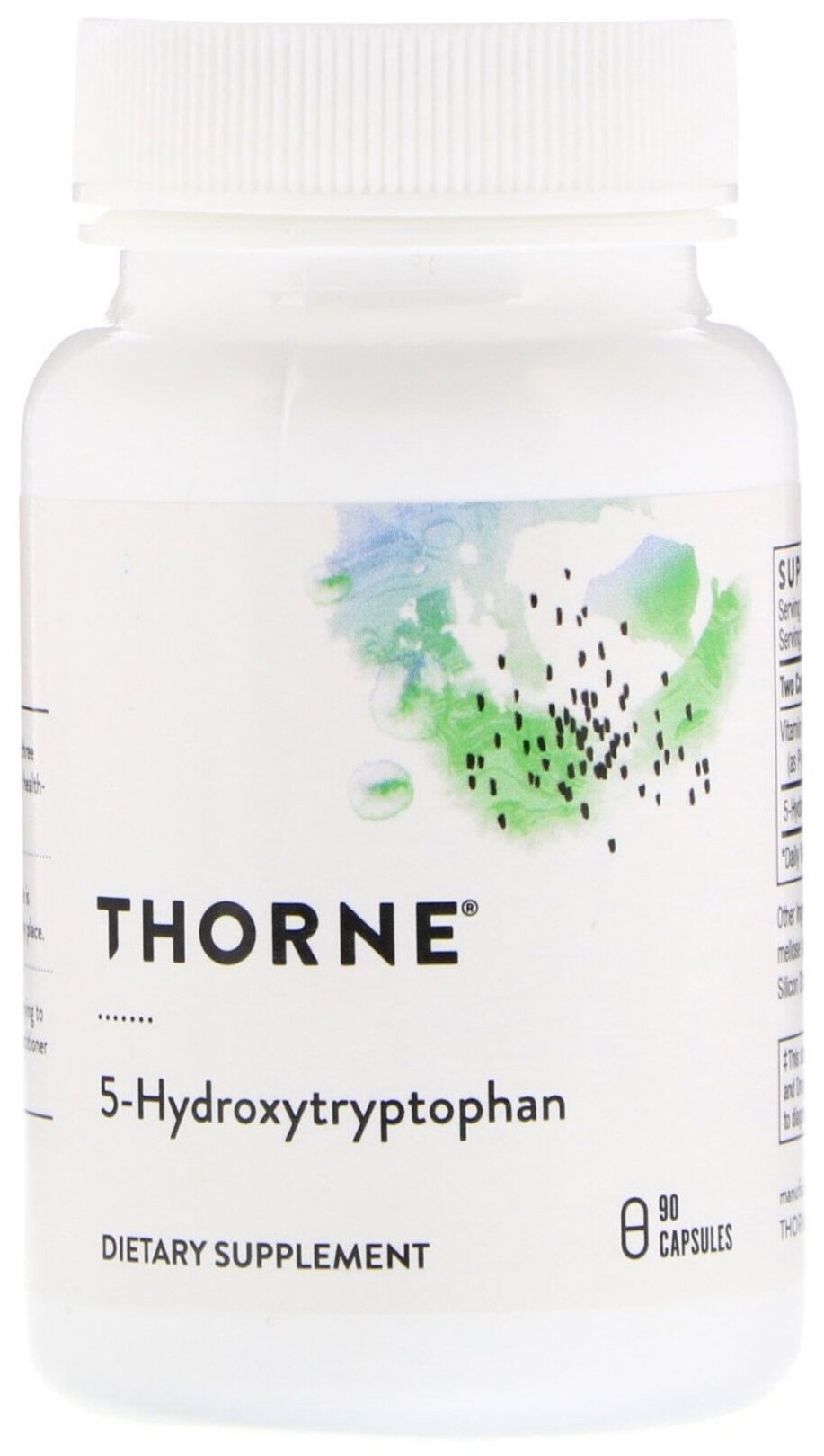 5-HTP, 5-hydroxytryptophan, Thorne Research, 90 капсул
