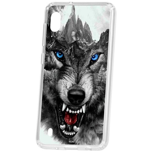 фото Чехол на samsung galaxy a10 2019 kruche print волк кruче