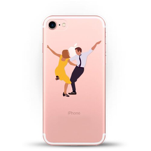 фото Силиконовый чехол миа и себастьян на apple iphone se (2020) andy & paul