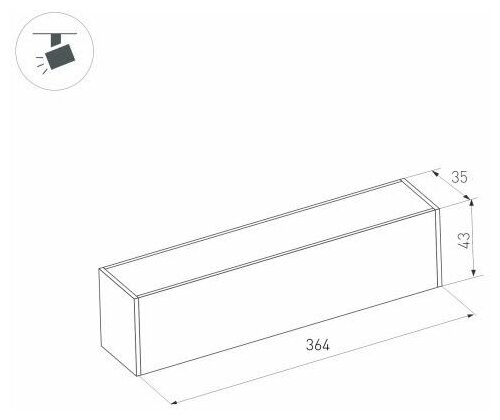 Светильник MAG-DARK-45-L400-12W Warm3000 (BK, 20 deg, 24V) (Arlight, IP20 Металл, 3 года) - фотография № 5