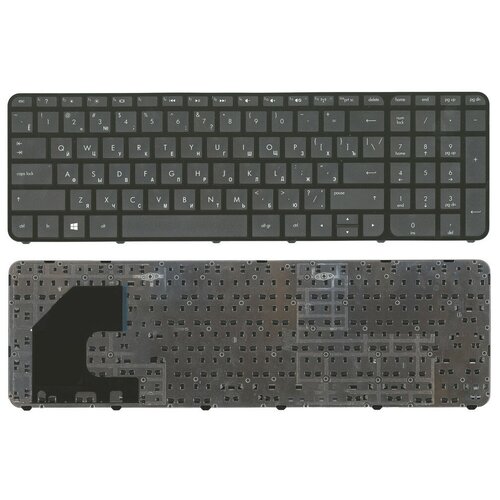 Клавиатура для ноутбука HP Pavilion SleekBook 15 черная 1238₽