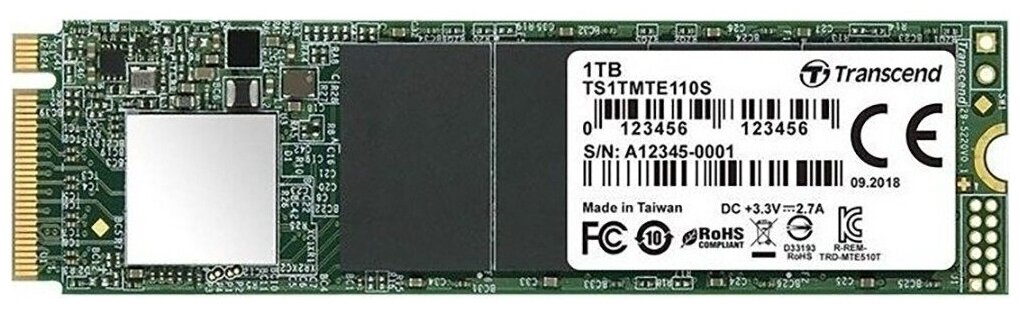 Жесткий диск SSD Transcend 1TB 110S (TS1TMTE110S)