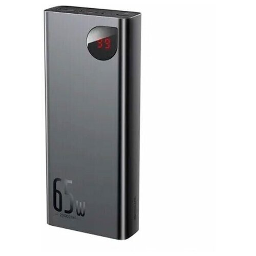 Внешний аккумулятор Baseus Adaman Metal Digital Display QC Power Bank 20000mAh 65W Черный PPIMDA-D01 539000₽