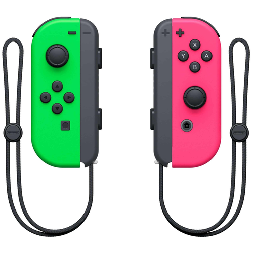 Комплект Nintendo Switch Joy-Con controllers Duo, зеленый/розовый, 2 шт. чехол для nintendo switch monster hunter rise чехолы на контроллеры joy con a 113
