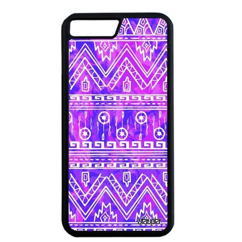 фото Красивый чехол на телефон // iphone 8 plus // "ацтекские мотивы" стиль геометрический, utaupia, фиолетовый
