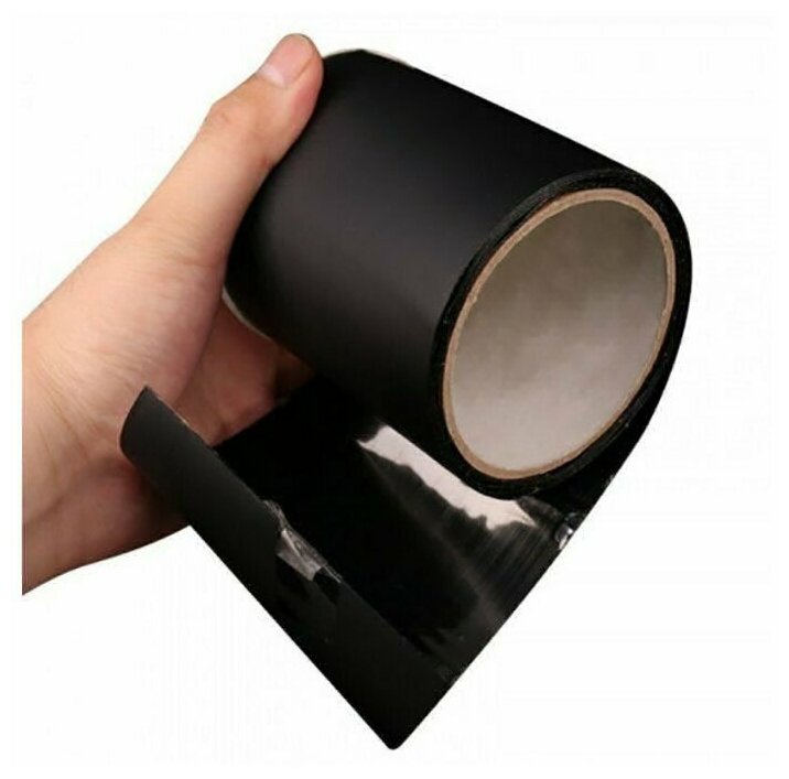 Клейкая лента Flex Tape Black усиленной фиксации, 102 мм x 1.52 м - фотография № 4