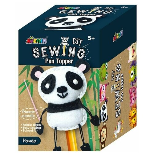 наборы кройки и шитья avenir набор для шитья и вышивки на пяльцах панда CH191698 Набор для шитья. Насадка на карандаш: панда