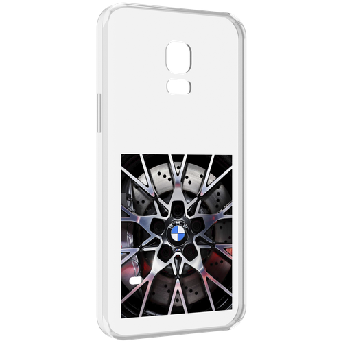 Чехол MyPads диск бмв мужской для Samsung Galaxy S5 mini задняя-панель-накладка-бампер чехол mypads спартак хоккей мужской для samsung galaxy s5 mini задняя панель накладка бампер