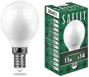 Светодиодная лампа SAFFIT 11W 230V E14 4000K, SBG4511 55138