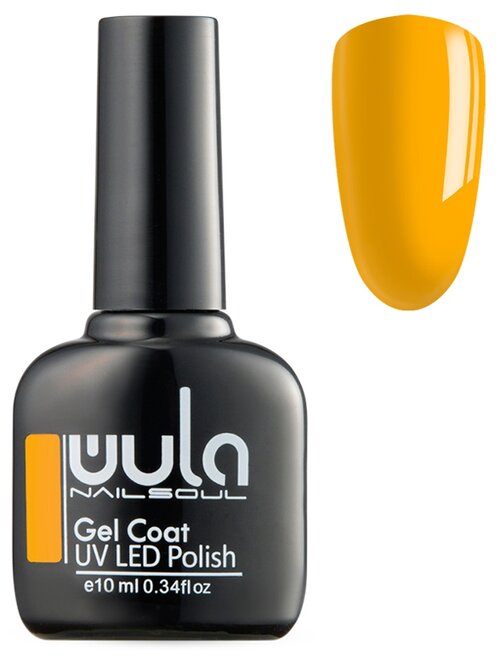 WULA гель-лак для ногтей Gel Coat, 10 мл, 42 г, 409 ярко-желтый