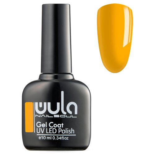 WULA гель-лак для ногтей Gel Coat, 10 мл, 42 г, 409 ярко-желтый голографическое гель лаковое покрытие wula nailsoul holographic gel coat 10 мл