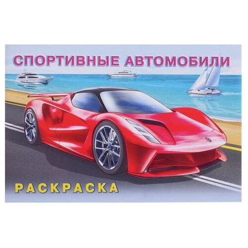 Раскраска Спортивные автомобили