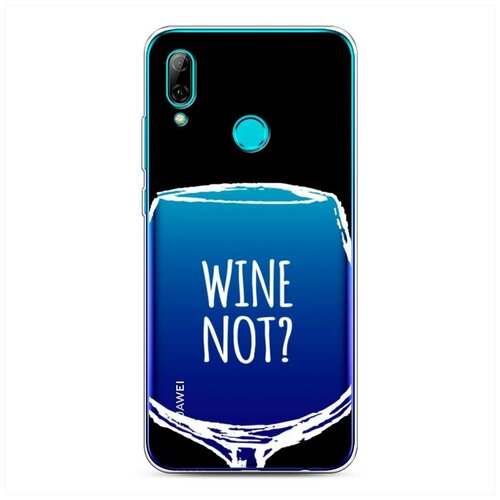 фото Силиконовый чехол "wine not black" на huawei p smart 2019 / хуавей п смарт 2019 case place