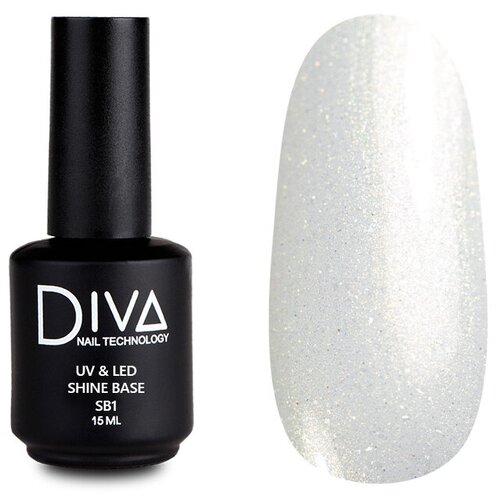 Diva Nail Technology Базовое покрытие Shine Base, 1, 15 мл