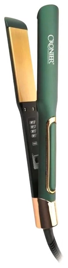 Выпрямитель для волос CRONIER CR-926 ,темно-зеленый - фотография № 2