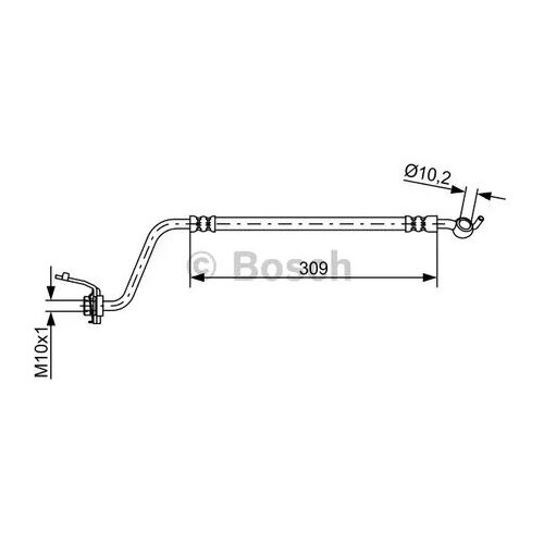 Bosch BOSCH Шлангопровод BOSCH 1987481890