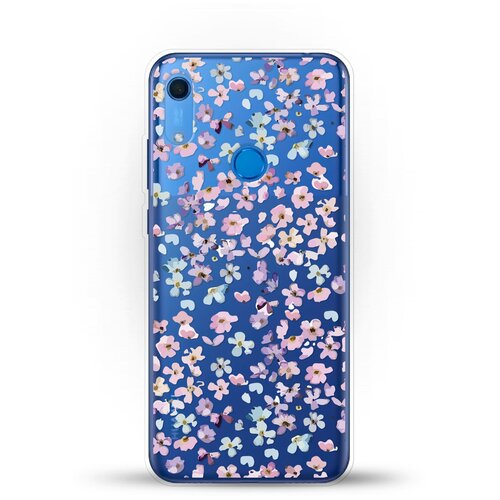 фото Силиконовый чехол цветочки на huawei y6s andy & paul