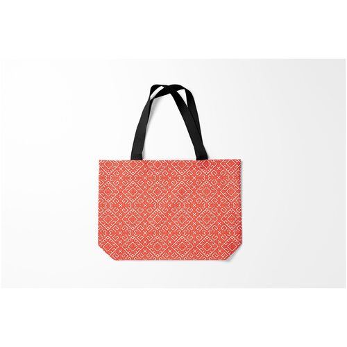 фото Сумка-шоппер / 46х35 см / патриотичные / славянская символика обережная вышивка burnettie