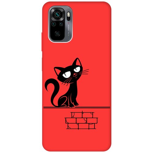 фото Чехол - накладка soft sense 3d для xiaomi redmi note 10 с принтом "scratchy and wall" re:pa